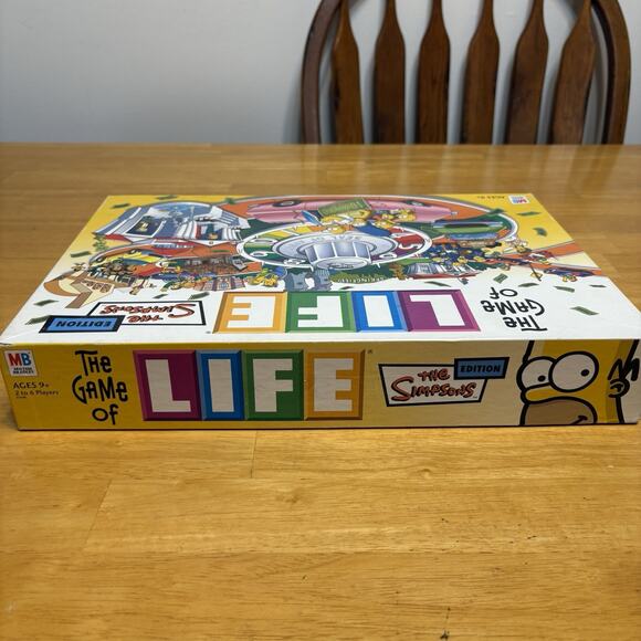 Hasbro Milton Bradley Board Game The Game‎ of Life Simpsons Ed Complete 2004 - Picture 15 of 16